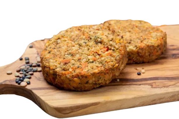 Hamburguesas vegetarianas con avena