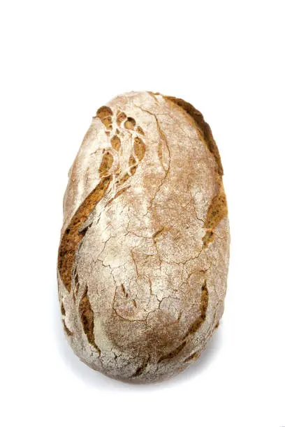 Pan rústico elaborado con trigo y centeno