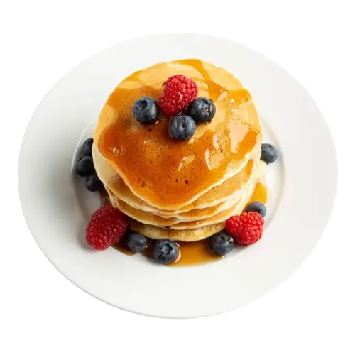 Recetas con huevos y lácteos: tortitas americanas