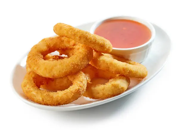 Anillas de calamar rebozadas