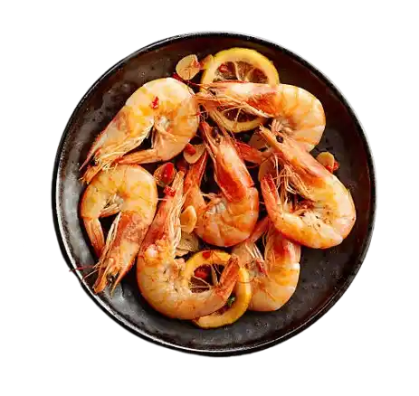 Recetas con marisco: langostinos a la plancha