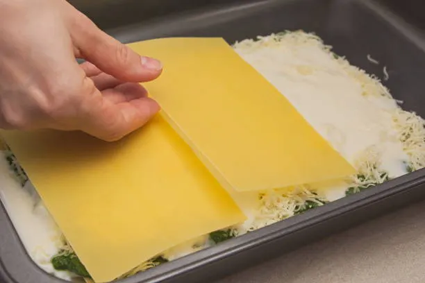 Elaborando una lasaña