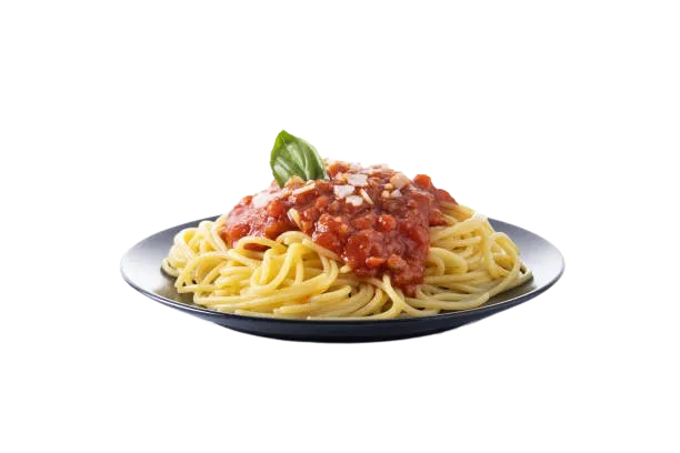 Un plato de espaguetis a la boloñesa